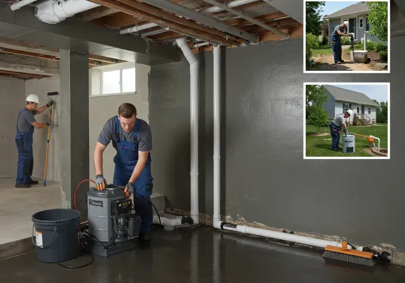 Basement Waterproofing and Flood Prevention process in Hunter, OH